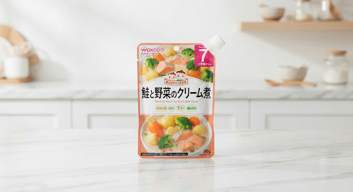 Bánh gạo lứt Gerber vị rau bina & dâu tây